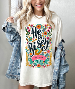 He is Risen Comfort Colors Tee