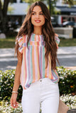 Rainbow Striped Top