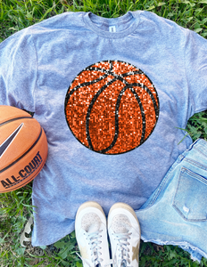 Sequin Basketball Graphic Tee