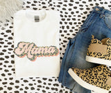 Pink Mama Leopard Tee/Sweatshirt
