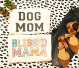 Blessed Mama Glitter Letter Tee/Sweatshirt