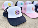 Trucker Smiley Face Smilie Hats