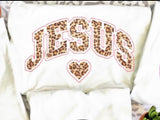 Leopard Jesus Tee/Sweatshirt