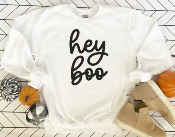 Hey Boo Tee/Sweatshirt