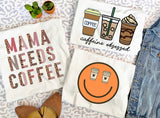 Coffee Smilie Tee/Sweatshirt