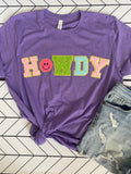 Howdy Chenille Patch Tee