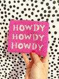 Howdy Howdy Howdy Beaded Bag